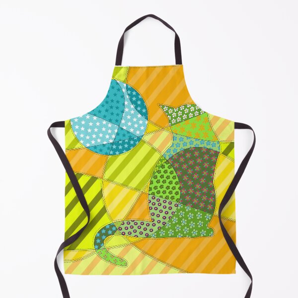 Item preview, patchwork Cat And Moon designed and sold by C-Katt.