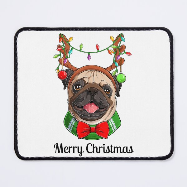 Item preview, Merry Christmas cute pug dog designed and sold by ashdenent.
