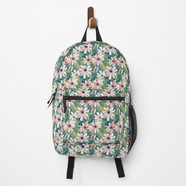 Item preview, Copy of Purple Watercolor Floral Pattern on a Green Background designed and sold by DesArtStudio.