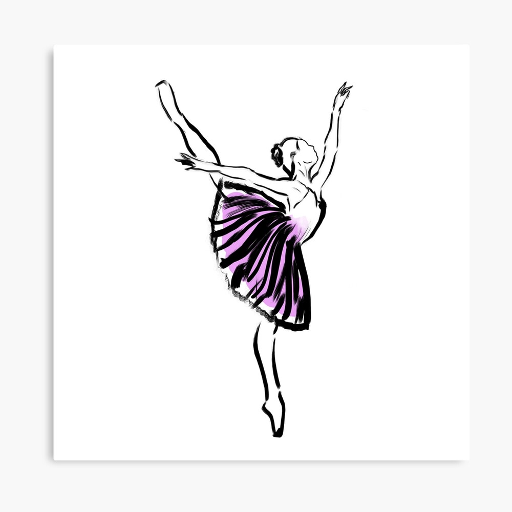 Ray utålmodig spole Ballerina Drawing" Photographic Print by johnsmoustache | Redbubble