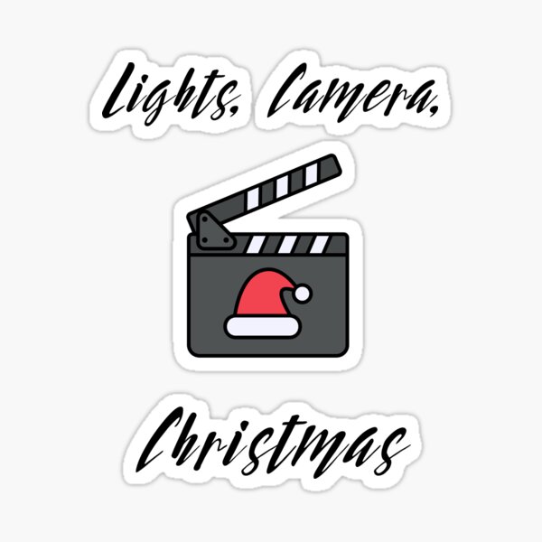 Item preview, Lights, Camera, Christmas  designed and sold by MollyJaneArt.