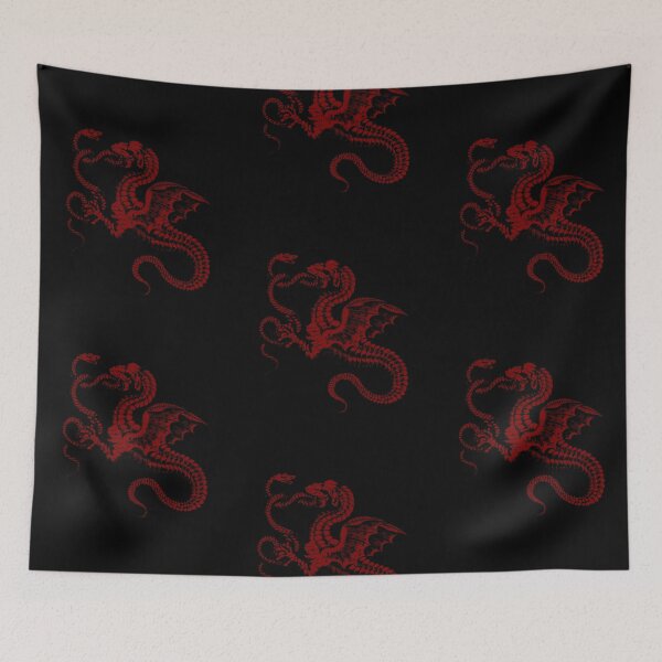 Item preview, medieval dragon fights snake designed and sold by weirdove.