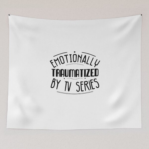 Item preview, emotionally traumatized by tv series #black designed and sold by FandomizedRose.