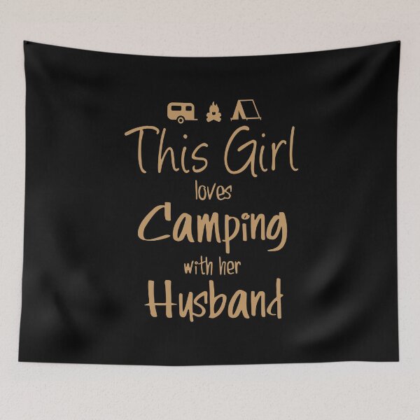 Item preview, Anniversary Gifts/Valentines Day Gifts/Camping Gifts - Best Gift for Her, Women, Girlfriend, Best Friend, Wife, Daughter, Mom, Couples, Sister - Camping w/ Husband designed and sold by premiertreats.