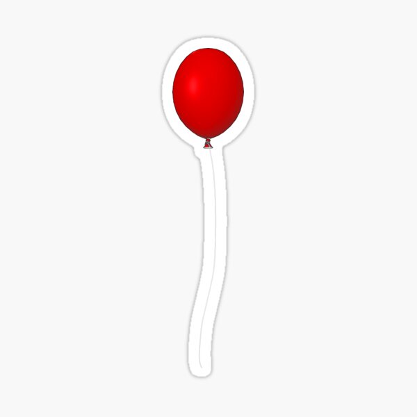 IT Red Balloon Sticker