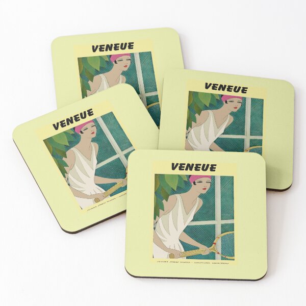 Item preview, VENEUE : Vintage Tennis Magazine Cover Print designed and sold by posterbobs.