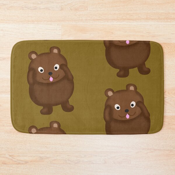 Item preview, Cheeky Peekabo Brown Baby Kid Teddy Bear Cub with Tongue Out -Funny designed and sold by Karen Ekdahl.