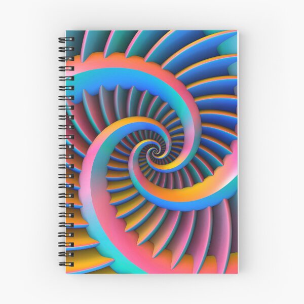 Aperçu de l'œuvre Motif en spirale opposée en 3-D créée et vendue par Lyle Hatch.