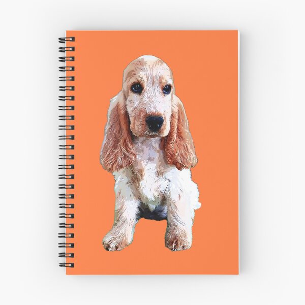 Item preview, Cocker Spaniel Orange Roan Puppy English Cocker  designed and sold by ElegantCat.