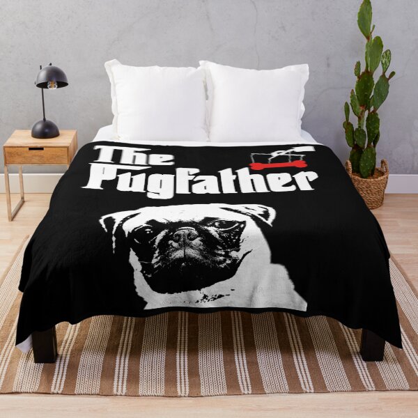 Item preview, Funny design The Pugfather The Godfather parody designed and sold by BurtWestonDesign.