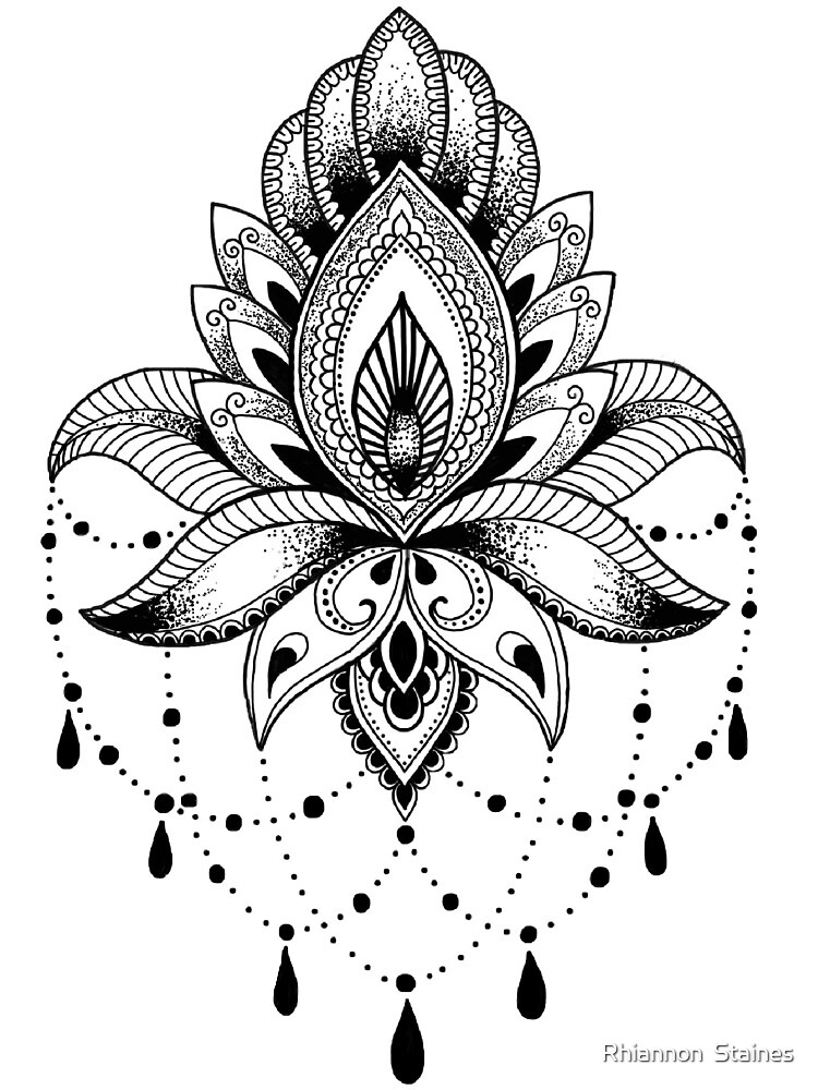 Seamless Borders Mandala Design Application Henna Mehndi Tattoo Decorative  Pattern Stock Vector by rugameteragmailcom 315738576