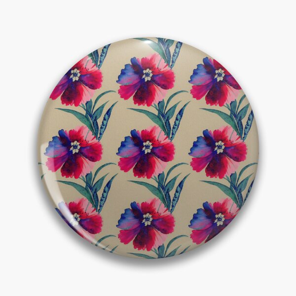 Item preview, Botanical Watercolor Floral Pattern on a Ivory Background designed and sold by DesArtStudio.
