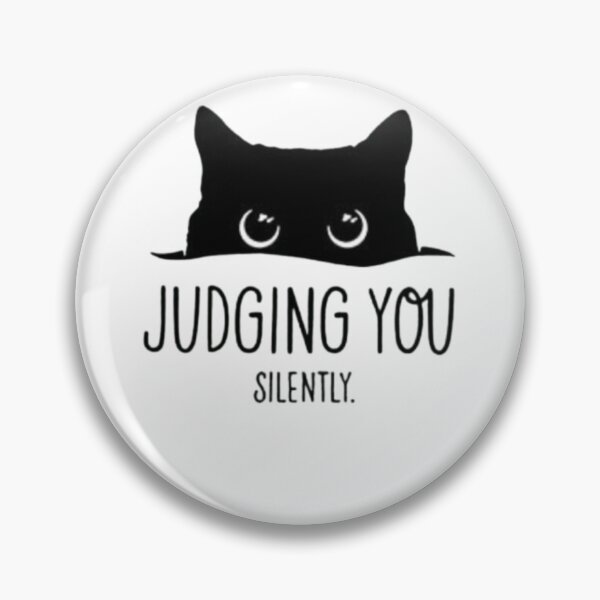 Item preview,  Judging You Silently Black Cat designed and sold by peterArt22.