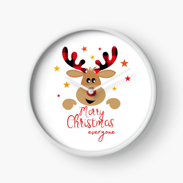 Item preview, Merry Christmas Reindeer designed and sold by MollyJaneArt.