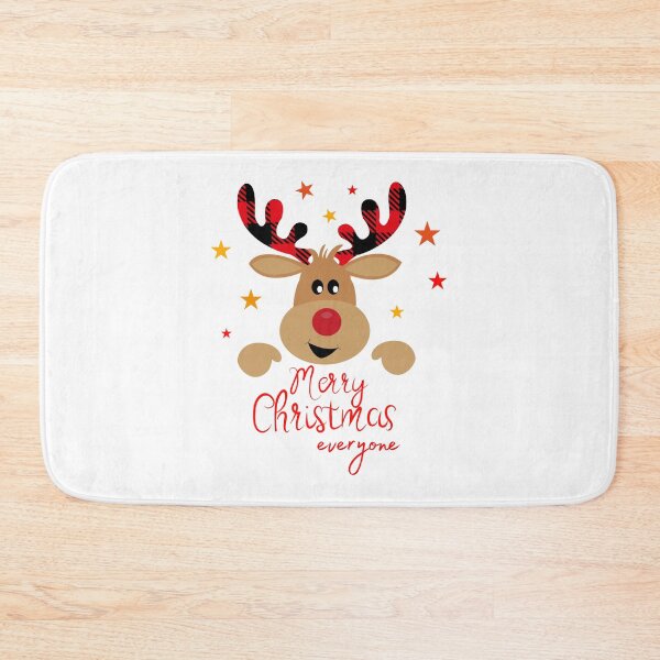 Item preview, Merry Christmas Reindeer designed and sold by MollyJaneArt.