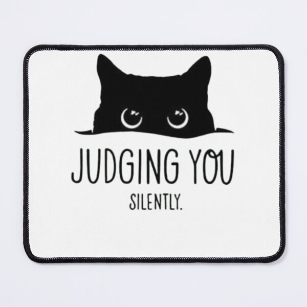 Item preview,  Judging You Silently Black Cat designed and sold by peterArt22.