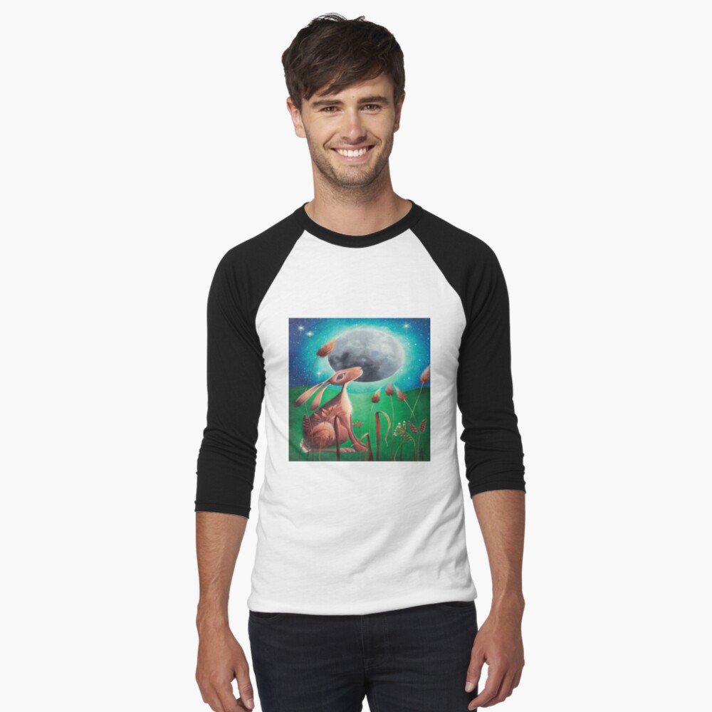 Item preview, Baseball ¾ Sleeve T-Shirt designed and sold by BeckmogArt.