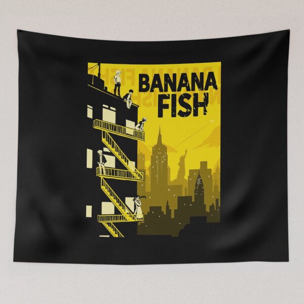 Item preview, Banana Fish NYC Skyline Gift For Fan designed and sold by VeraCosmart.