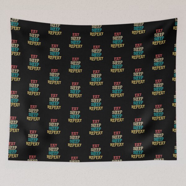 Item preview, EAT SLEEP SLEEP REPEAT designed and sold by DanaMire.