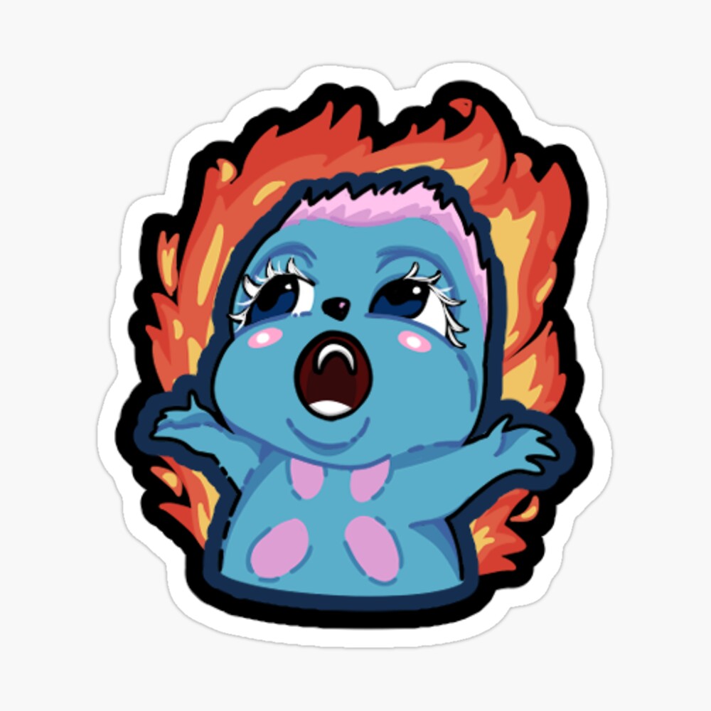 bibble meme side version Sticker for Sale by kronye