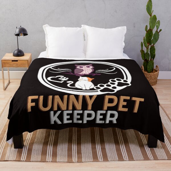 Item preview, cat and an owl funny pet keeper designed and sold by dansonarts.