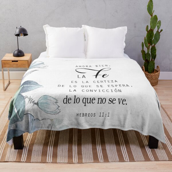 Item preview, Hebreos 11:1 Spanish Bible Verse designed and sold by latiendadearyam.