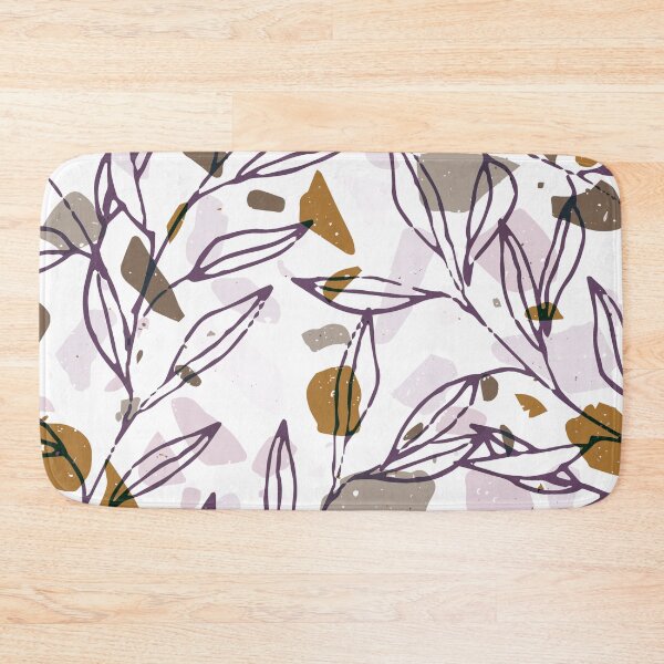 Item preview, leaves on terrazzo designed and sold by clemfloral.