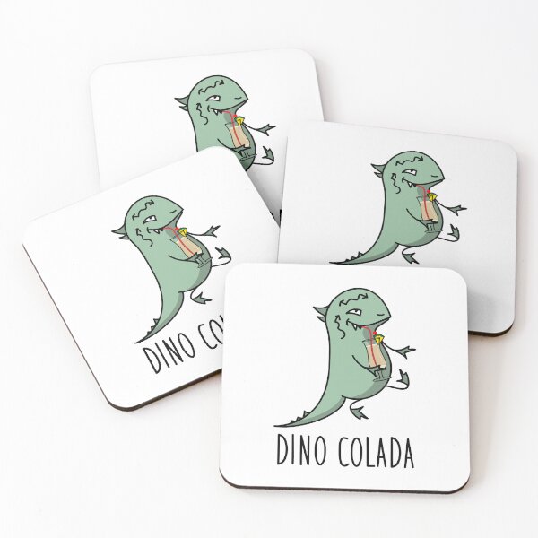 Artikelvorschau, Dino mit Cocktail entworfen und verkauft von spontania.