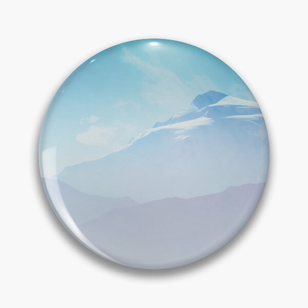 Item preview, Beautiful winter landscape with clouds and mountains. Light blue sky background designed and sold by annamiss.