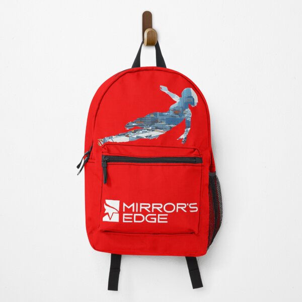 Mirror Edge - Faith In The City - Abstract - High-res Vector Version - Premium Decal (Red) Backpack