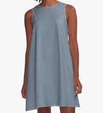 color slate grey A-Line Dress
