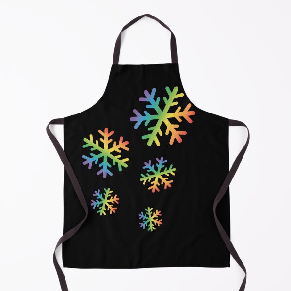 Item preview, Rainbow Christmas Snowflakes designed and sold by MollyJaneArt.