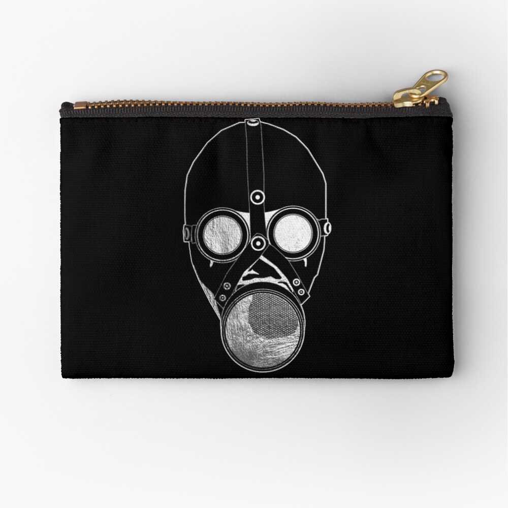 Breathless" BDSM Kink Gas Mask Breath Play" Zipper Pouch for by boundlesstees | Redbubble