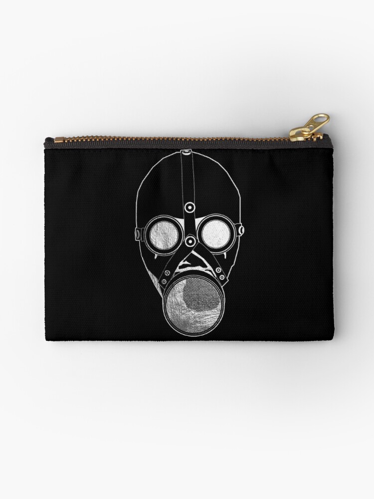 Breathless" BDSM Kink Gas Mask Breath Play" Zipper Pouch for by boundlesstees | Redbubble