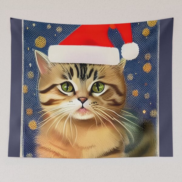 Item preview, Meowy Christmas designed and sold by FineArtworld7.