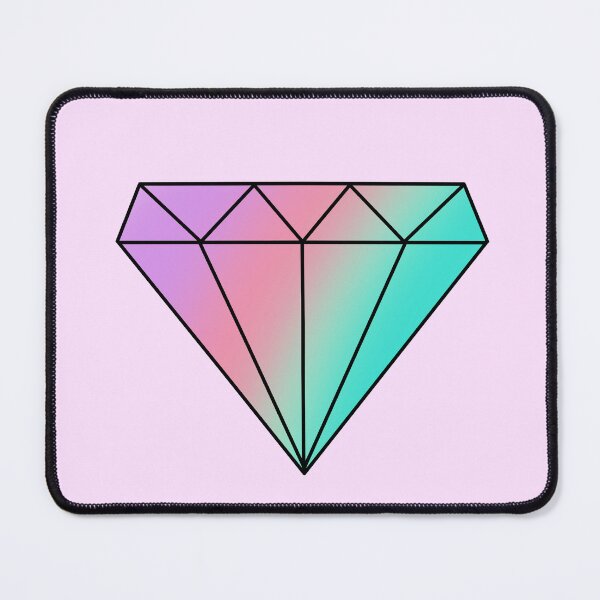 Item preview, Pastel Gradient Diamond designed and sold by FunCarStickers.
