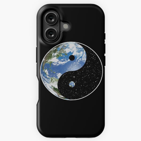 Item preview, Earth and Space Yin Yang Symbol designed and sold by darthpaul.
