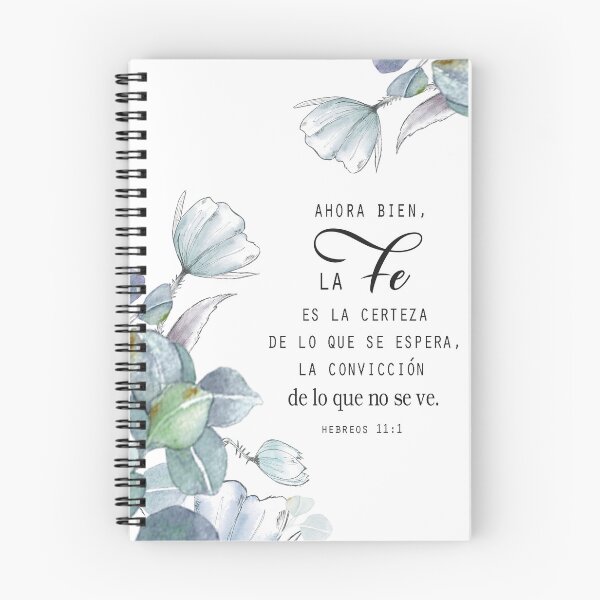 Item preview, Hebreos 11:1 Spanish Bible Verse designed and sold by latiendadearyam.
