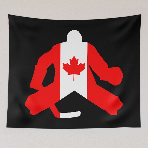 Item preview, Canadian Flag Goalie designed and sold by Vintage Vibes by Paul Boyer.