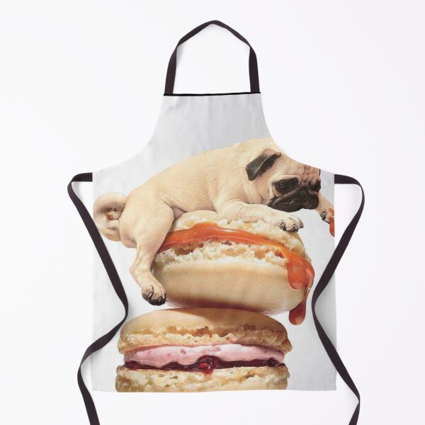 Item preview, Pug on Macarons designed and sold by toppopin.