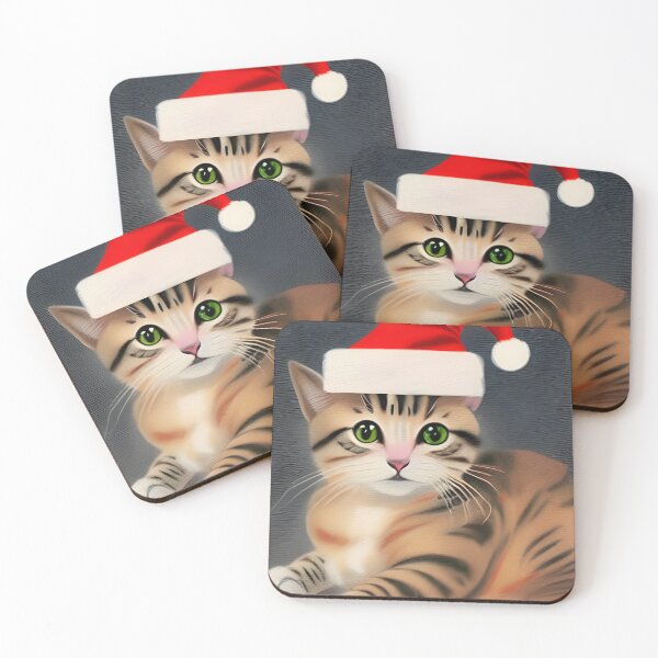 Item preview, Kitty Christmas designed and sold by FineArtworld7.