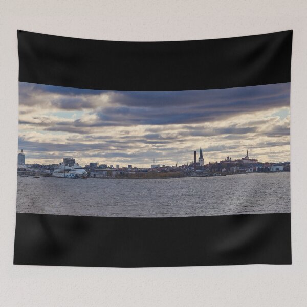 Item preview, A Cloudy Tallinn panorama from the sea designed and sold by Jouko Lehto Photography.