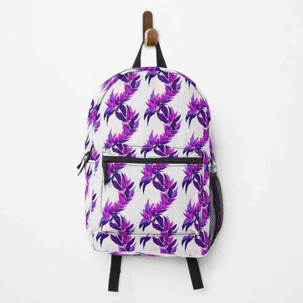 Item preview, Bright Purple Ferns Pattern on a White Background designed and sold by DesArtStudio.