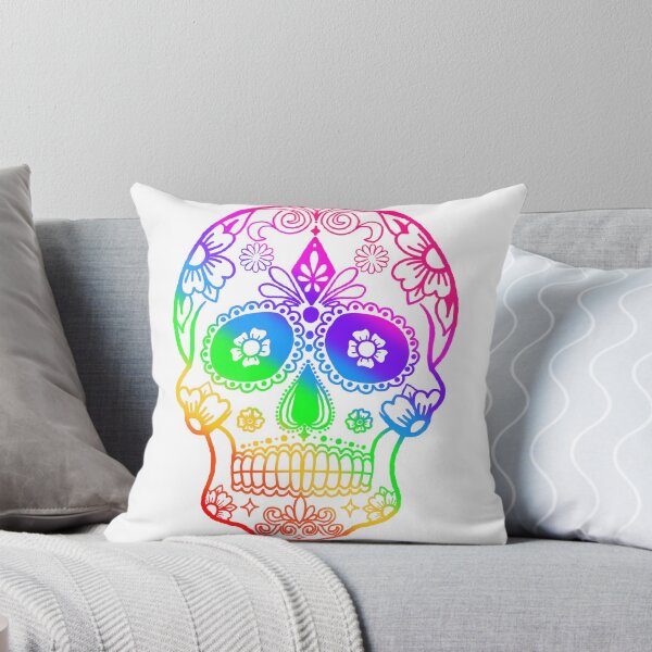 Item preview, LGBT+ Sugar skull designed and sold by Rhiannon Staines.