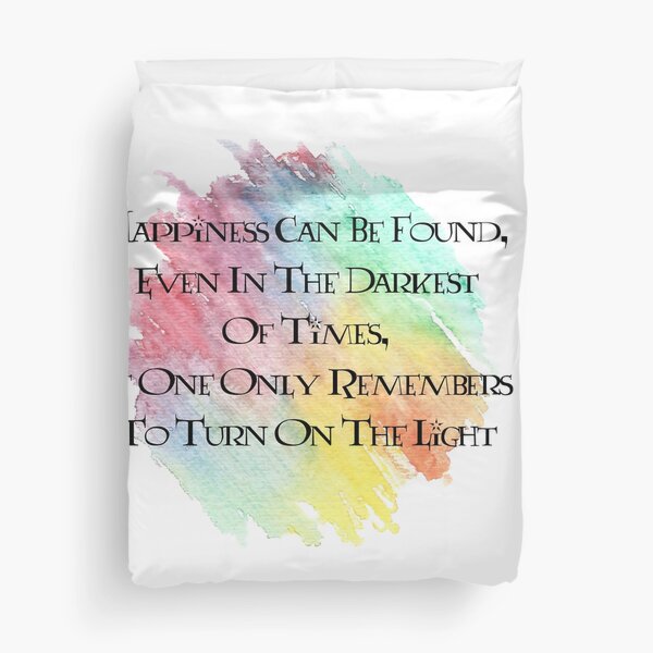 Happiness Can Be Found Duvet Cover