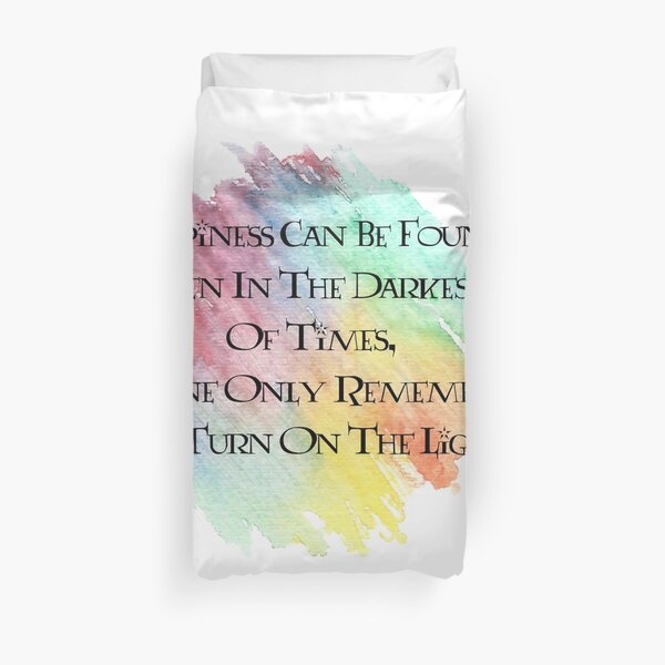 Happiness Can Be Found Duvet Cover
