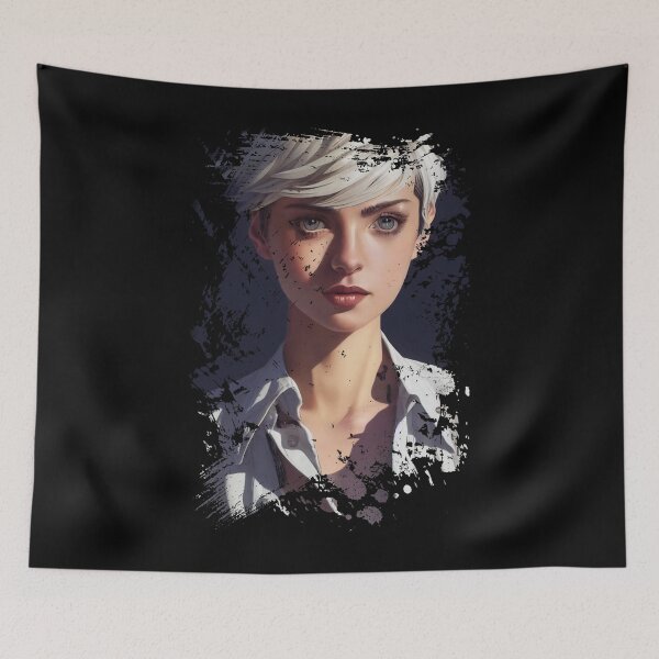 Item preview, androgynous girl character with short white hair designed and sold by mayza-shop.