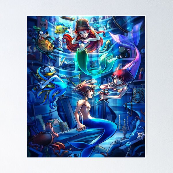 kingdom hearts art Poster