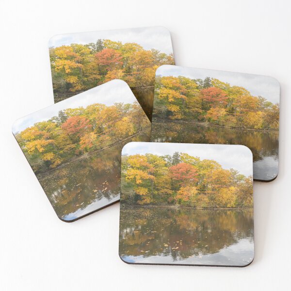 Item preview, Falling Leafs - Autumnal Vibe at Grenadier Pond in High Park Toronto designed and sold by Georgia Mizuleva.
