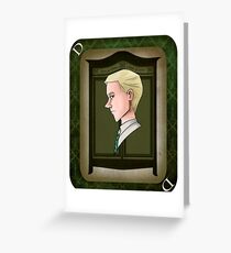 Draco Playing Card Greeting Card